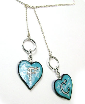 personalized initial lariat necklace could become a belt